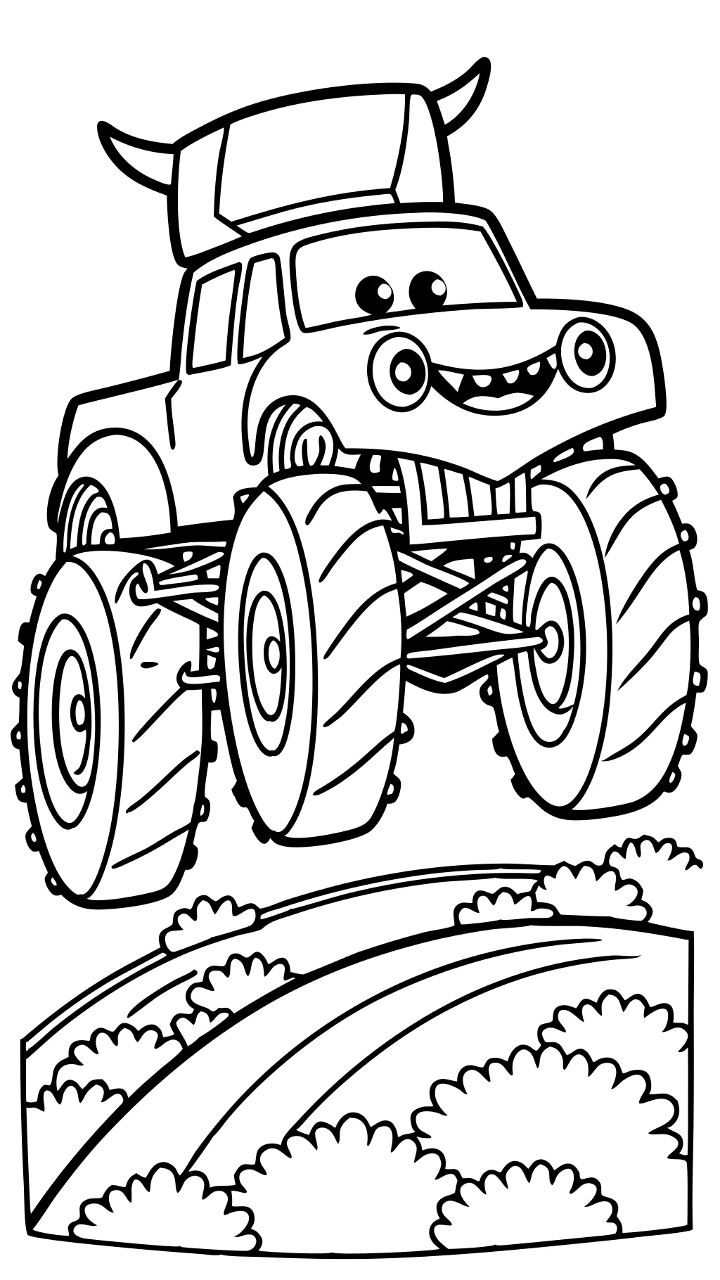 printable coloring pages of monster trucks